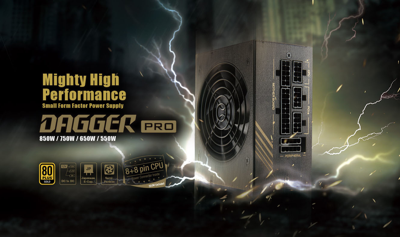 FSP Dagger Pro 750W Mini ITX Solution / SFX 12V / Micro ATX 80